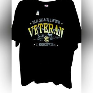 U.S. Marines Veteran Graphic T-shirt 2 XL NWT